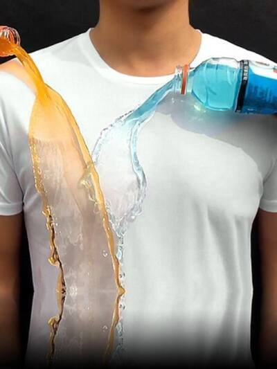 Quick-drying Waterproof Anti-fouling T-shirt Couple Half Sleeve Bottoming Shirt