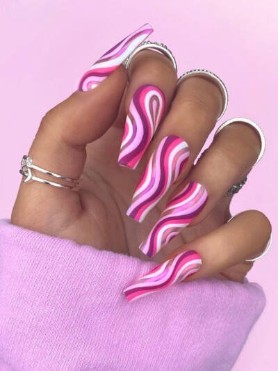 Detachable Artistic Wearable Finished Fake Nails False Nails Fingernails Press On Nails Tips