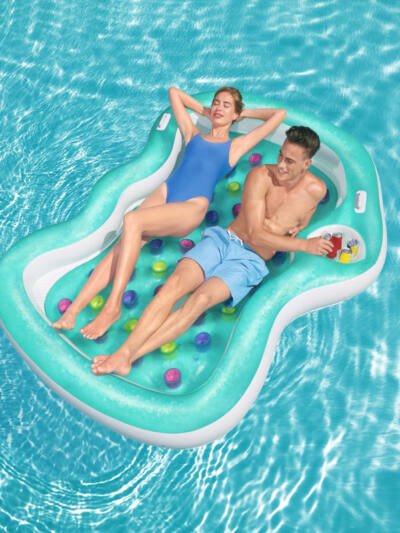 Pool Float Inflatable Boat Double-people Swimming Float Adult Swim Air Mattresses Ring Summer Water Toy