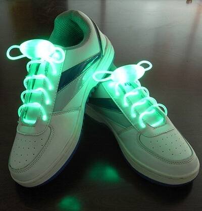 Led Sport Shoe Laces Glow Shoe Strings Round   Light Shoelaces