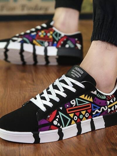Trendy shoes canvas shoes