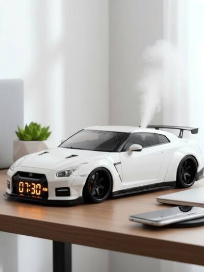 Supercar Alarm Clock With Lifelike Engine And Lighting Effects