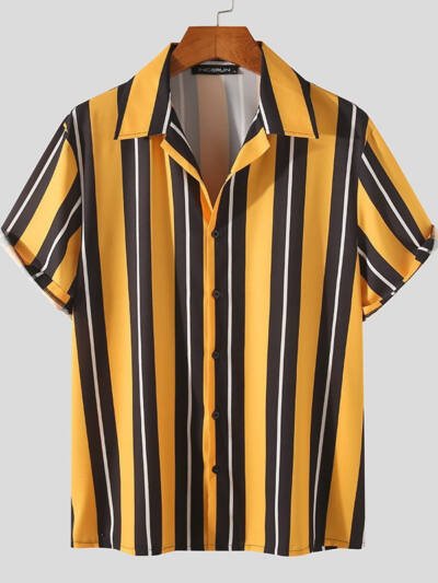 Soft Shirts For Men Shirt Mens Summer Streetwear Casual