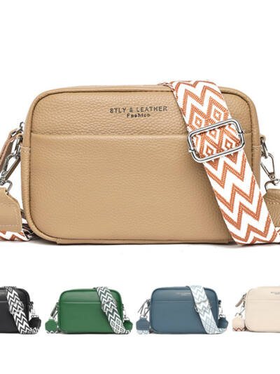 Fashion Shoulder Crossbody Bags With Rhombus Embroidered Wide Shoulder Strap Cute Small Square Bag Women