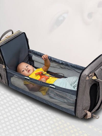 USB Charging Version Mommy Bed Backpack Folding Large Capacity Multi-function