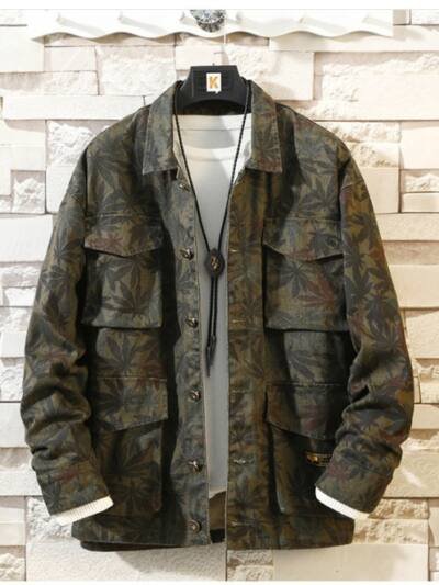 New Mens Camouflage Denim Jacket Coat Man Coats Jaqueta Masculino Jeans Jacket & Coats Fashion Design Autumn Brand Clothing