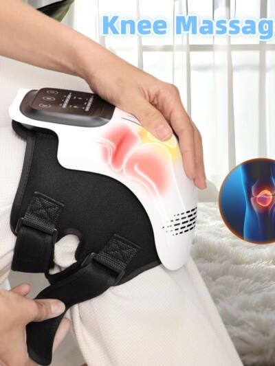 Intelligent Home Use Electric Intelligent Kneading Heating Knee Massager Rechargeable Pain Relief Infrared Laser Vibration Knee Massager