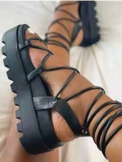Women's Fashion Platform Strappy Sandals
