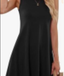 Women's Casual Swing Simple T-Shirt Loose Dress