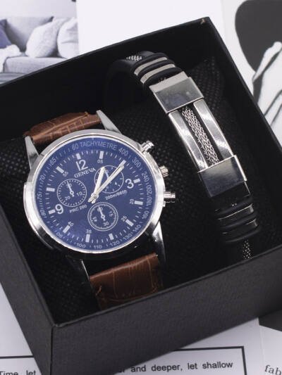 Blue Light Glass Wrist Watch Men New Watches