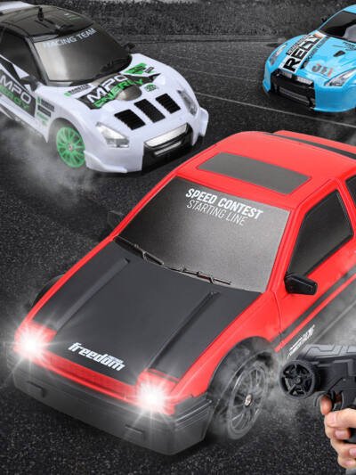 2.4G Drift Rc Car 4WD RC Drift Car Toy Remote Control GTR Model AE86 Vehicle Car RC Racing Car Toy For Children Christmas Gifts
