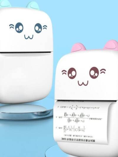 Mini Printer Portable Mini Bluetooth WiFi New Wrong Printer Mobile Phone Photo Title Note Hot Print Pocket Student Error Label Printer