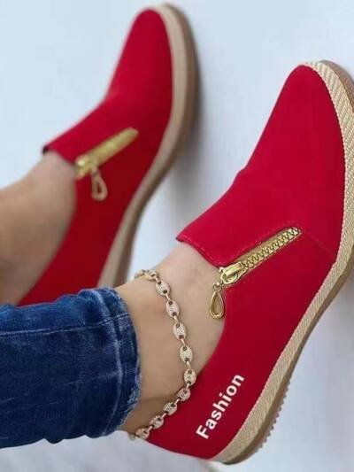 Spring And Autumn European And American Solid Color Platform Hemp Rope Canvas Shoes