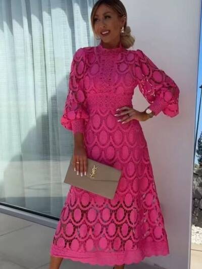 Women's Fashion Long Patchwork Dress