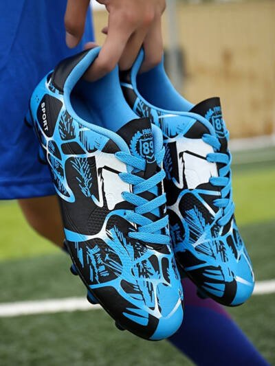 36-45 Football Shoes Sneakers Men Women,Low Top Spike Cleats Football Boots Youth Kids,Soccer Athletics Training Shoes Boys Girls,Unisex