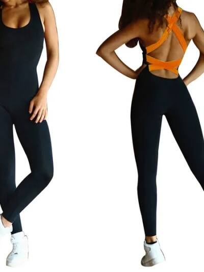 Women Sports YOGA Workout Gym Fitness Jumpsuit