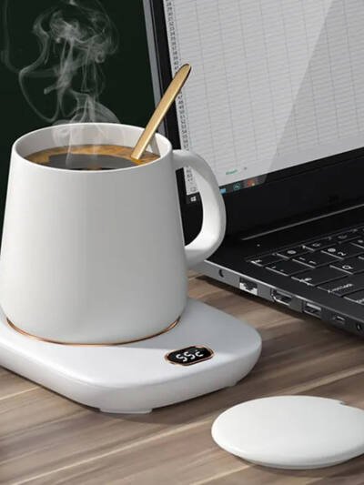 Electric Coffee Mug Warmer For Desk Auto Shut Off USB Tea Milk Beverage Cup 3 Temperature Setting