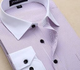 Plus Size Men Business Long Sleeve Shirts