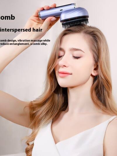 Electric Spray Massage Scalp Meridian Comb Vibration Head Anti-hair Loss Hair Brush