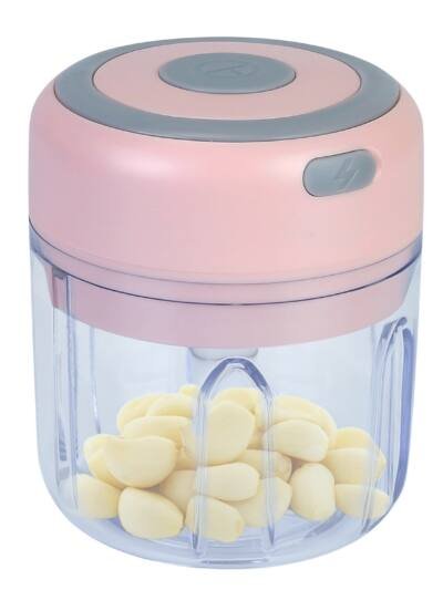 Mini Electric Garlic Chopper 8.45OZ Cordless Garlic Mincer Food Chopper Rechargeable Food Blender Chili Nut Onion Pepper Meat Ginger Food