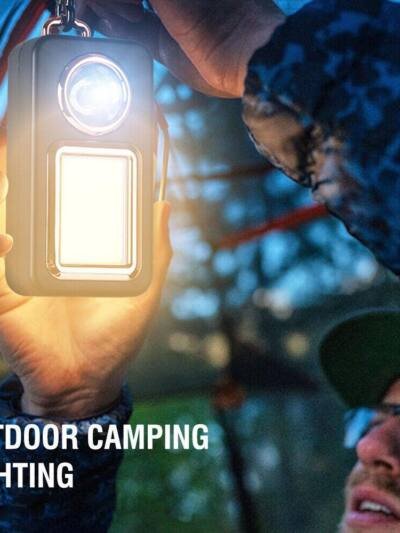Solar Portable Camping Lantern, Tent Lantern, Rechargeable Hiking Lantern