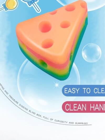 Rainbow Clay Cake, Safe And Non-toxic Materials, Suitable For Children And Teenagers, Children's Early Education Toys, Cognitive Training Toys