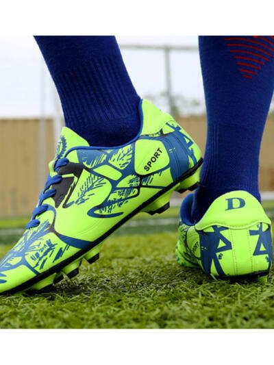 36-45 Football Shoes Sneakers Men Women,Low Top Spike Cleats Football Boots Youth Kids,Soccer Athletics Training Shoes Boys Girls,Unisex