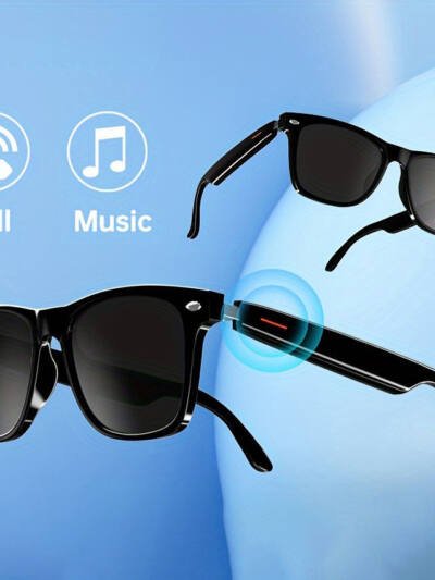 SENBONO E13 Smart Glasses Outdoor Smart Sport Hands-Free Call Music Headphone Anti-Blue Eyeglasses Wireless BT Voice Sunglasses