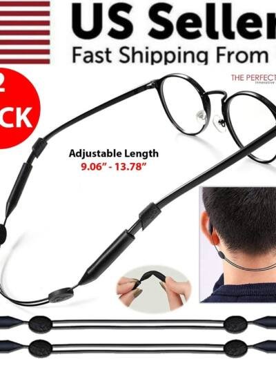 2x Glasses Strap Neck Cord Sports Eyeglasses Band Sunglasses Rope String Holder