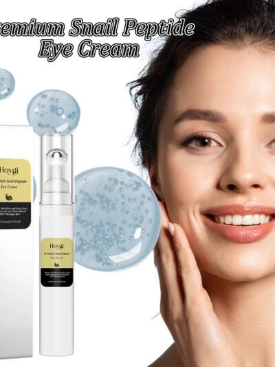 Hoygi Snail Peptide Eye Cream Firms And Fades Puffiness And Fine Lines Eye Roller Massage Eye Cream