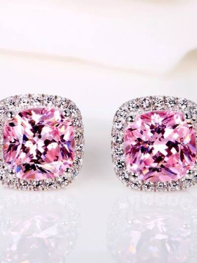 Real Diamond Earrings European And American Retro