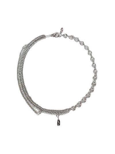 Frosty Wind Necklace Female Light Clavicle Chain Necklace Pendant Stitching Necklace