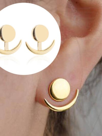 Natural Landscape Mountain Ear Climber Earring Geography Jewelry Trekking