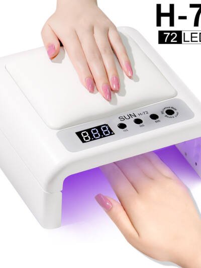 UV Led Nail Lamp For Gel Polish Press On Nails Curing, Large UV Light
