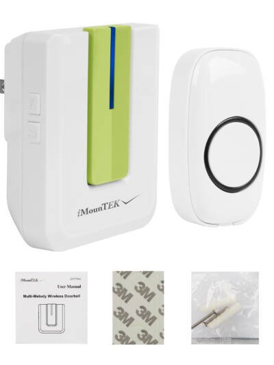 Wireless Waterproof Doorbell with 52 Melodies, 1000ft Range