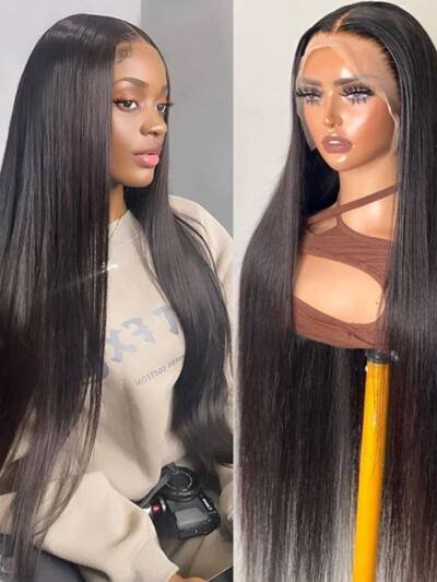 13x4 Lace Front Straight Human Hair Wig