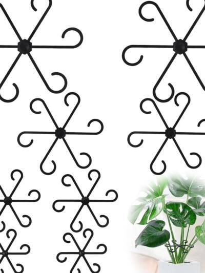 8pcs Plant Stem Support Plant Support For Indoor Plants Plastic Reusable Plant Stabilizer Indoor Plants Accessories