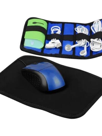 Portable Mouse Pad Case Combo