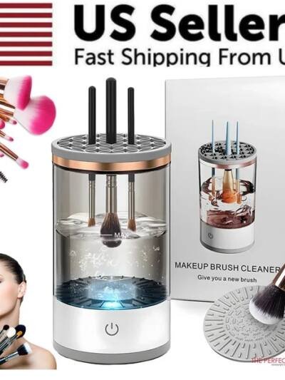 Automatic Brush Cleaner Electric Makeup Brush Cleaning Machine Fast Clean Dryer