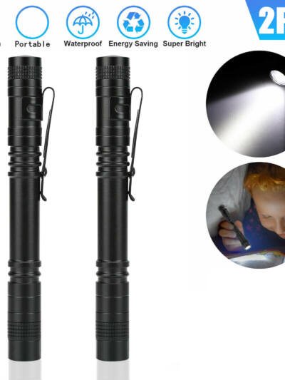 Tactical Flashlight Small LED Torch Light Mini Super Bright Penlight Work Light