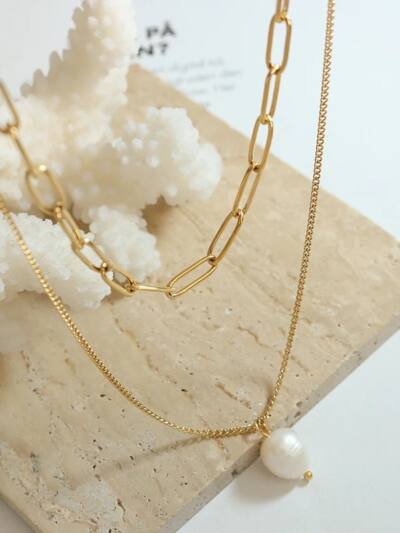 Kona Layered Pearl Necklace