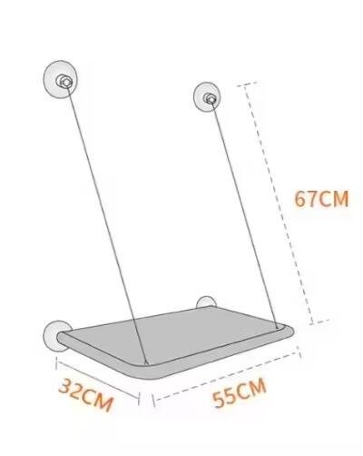 Window Suction Cup Cat Hammock