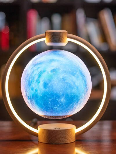 Maglev Moon Light Bluetooth 3D Stereo Diy Colorful Glare