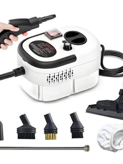Portable Handheld Steam Cleaner - Heavy-Duty High-Pressure Steam Washer &, Multi- Steam Cleaner Suitable For Kitchen, Sofa, , Washing Machine, Compact Steam Cleaner (Residential/Travel)