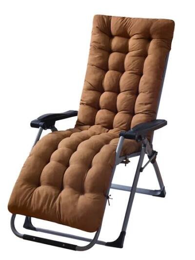 67x22in Chaise Lounger Cushion Recliner Rocking Chair Sofa Mat Deck Chair Cushion
