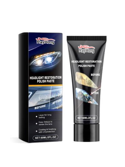 Headlight Polish Cream, Lamp Scratch Restoration Balm