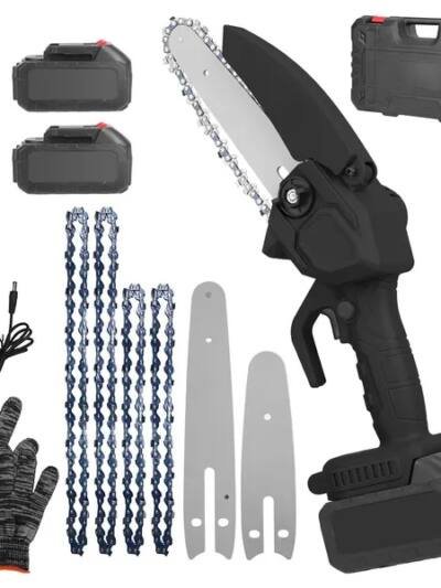 Electric Mini Chainsaw Portable Handheld Cordless Small Chain Saw