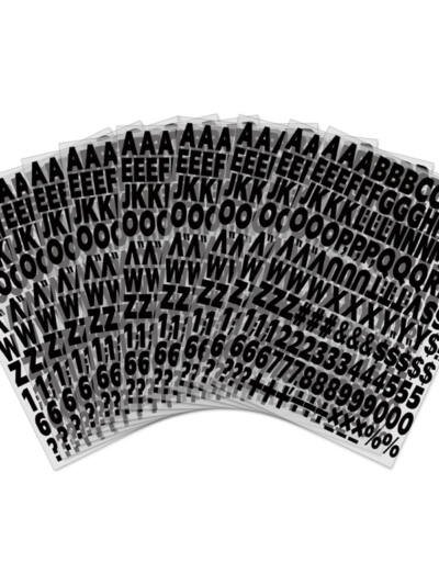 1680pcs Iron On Heat Transfer Letters And Numbers Alphabets Fabric