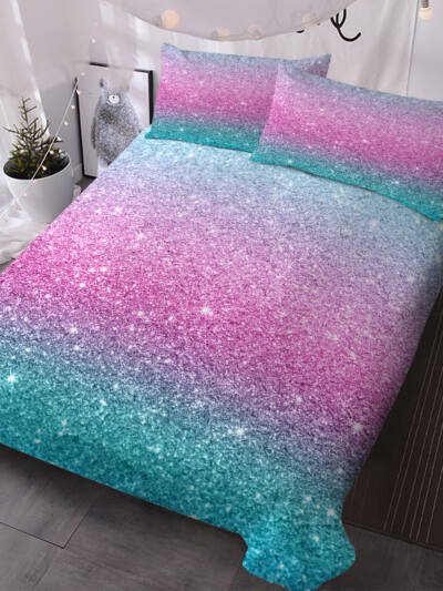 3PCS Ultra Soft Duvet Cover Set For Comforter Star Bedding Set Full Queen King Size