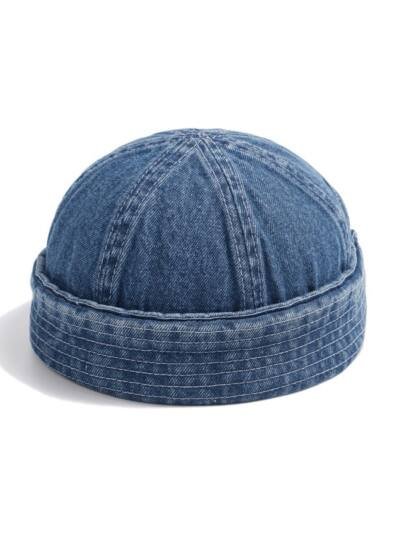 Washed Denim Street Skullcap